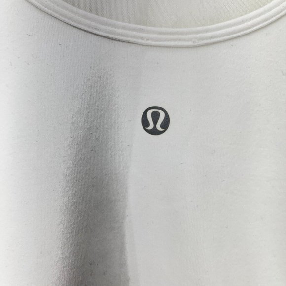 Lululemon White Sport T-shirt Sleeveless Size XS - Picture 3 of 3